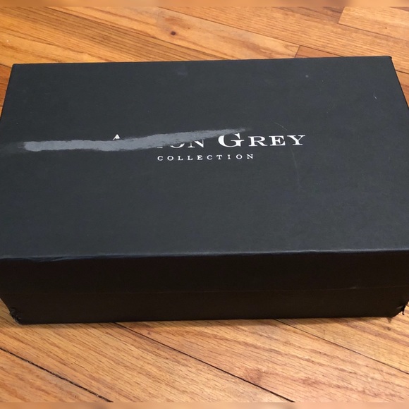 Ashton Grey Cross Style Black Oxfords, 9.5 Mens - Picture 5 of 5